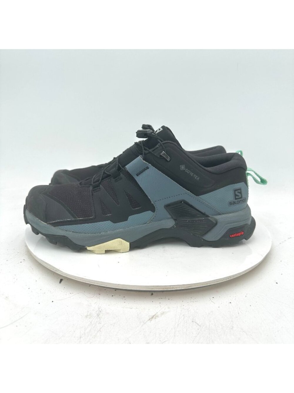 Salomon X Ultra 04 W GTX Goretex Men Size 8.5 412896 Black Grey Hiking Shoes